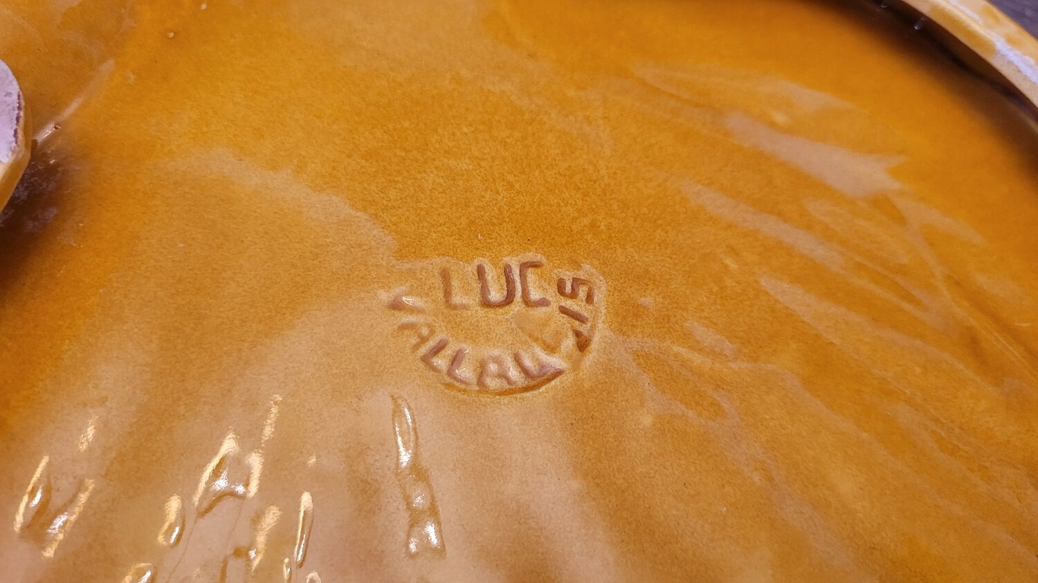 Plate, ceramic tray Vallauris