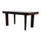 Large Robust Dinig Table with Carved Legs and Glass Top