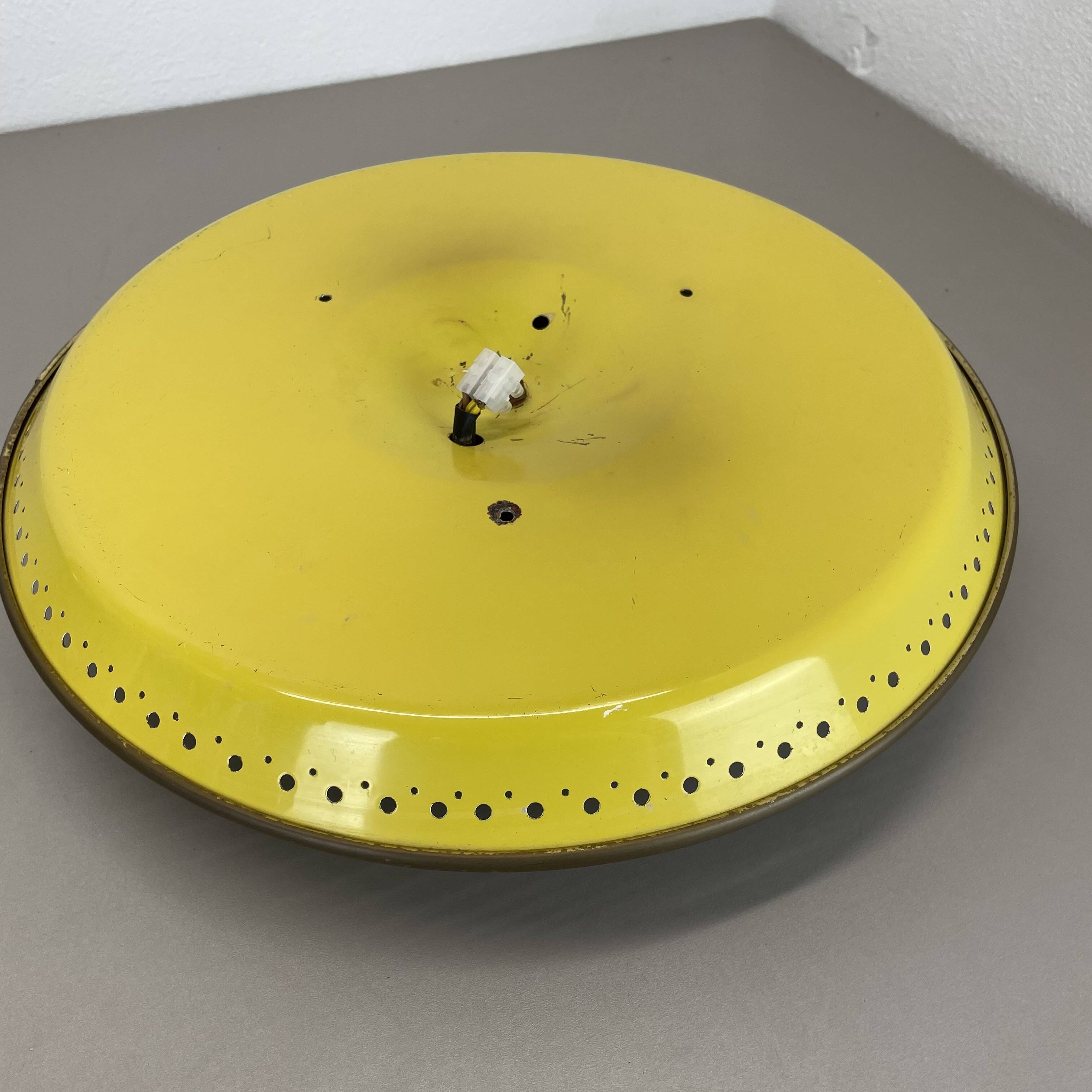 rare Stilnovo Style wall ceiling Light by Ernest Igl for Hillebrand Germany