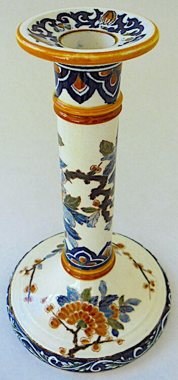 Gien's ancient earthenware candlestick