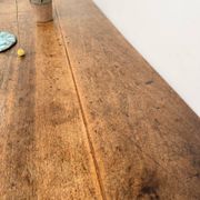 Table, drapière en noyer, XIXème s.