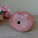 Vintage mexican owl decor bird dove ceramic hand painted tonala