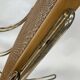 Vintage rocking chair brass bentwood design 1970s