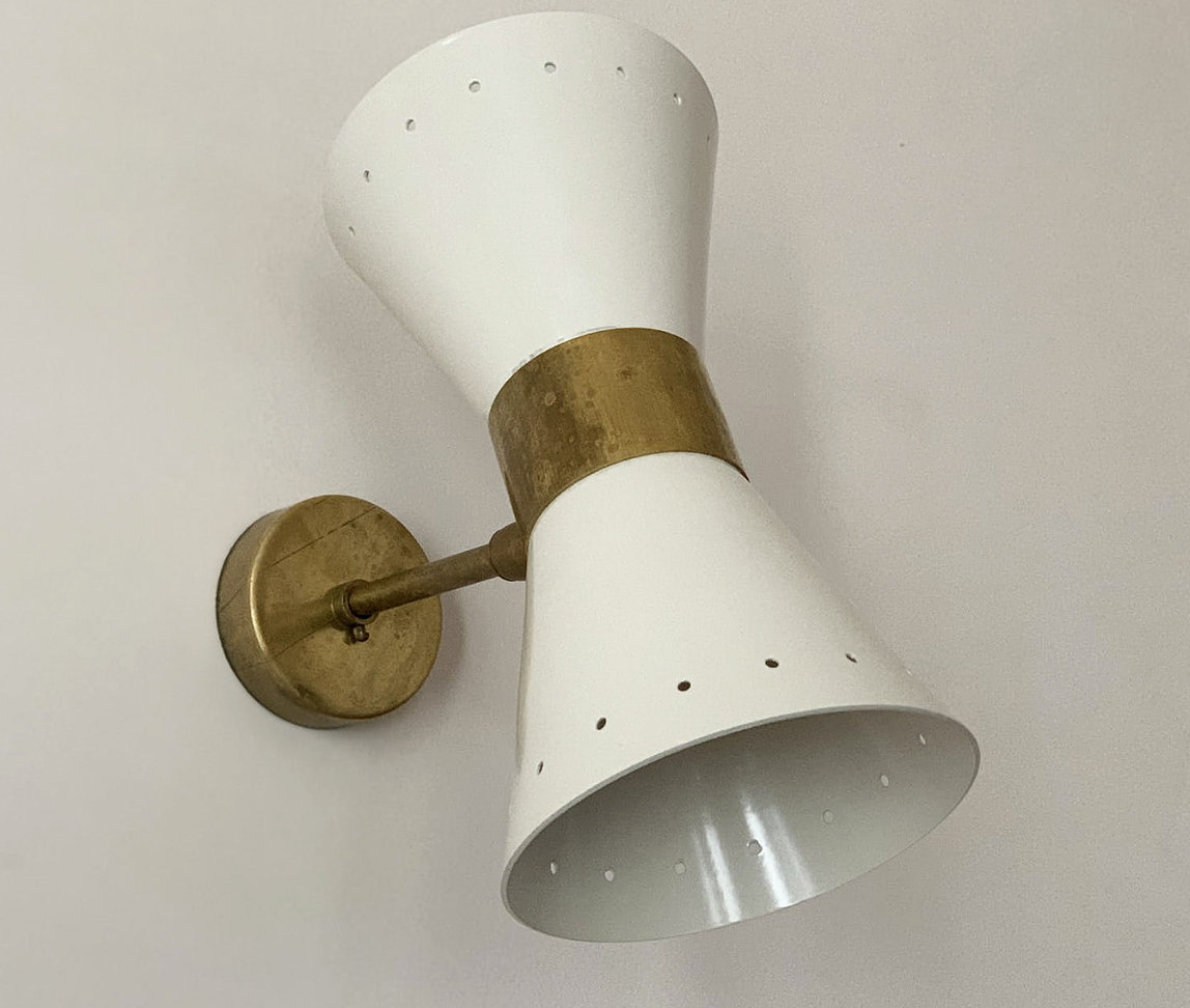 White Diabolo Wall Lamp