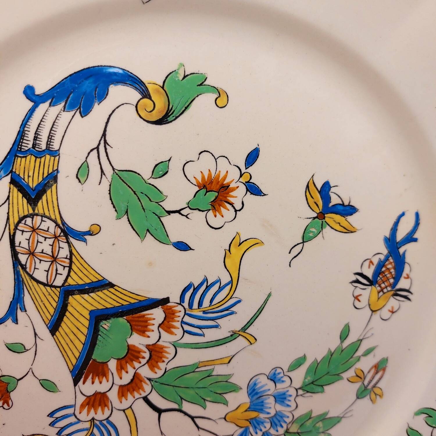 Boch La Louviere D2202 Cornucopia Round Serving Platter