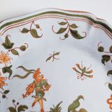 Hand-painted earthenware plate