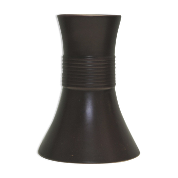 Vintage purple conical vase