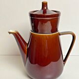 Vintage Villeroy & Boch teapot, in brown stoneware, made in Luxembourg