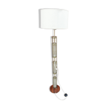 Vintage chrome and glass floor lamp 5 lights