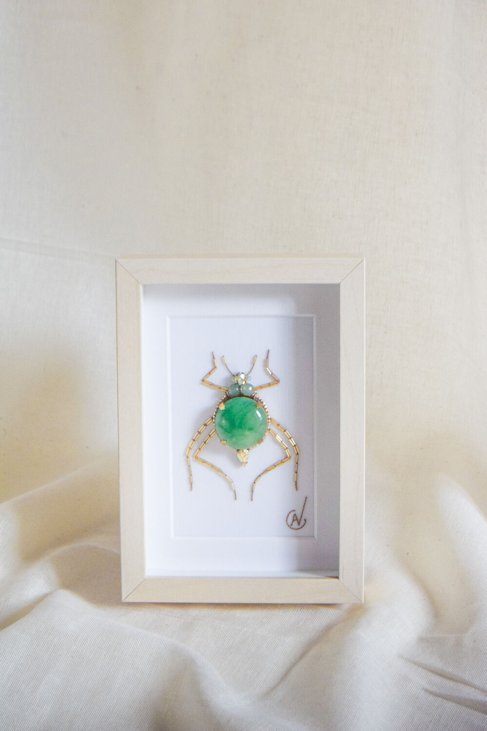 Haute couture embroidery - Scarabée