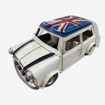 Miniature car Mini-cooper 1300 UK Flag