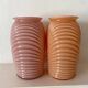 Vase drapé années 80 Anchor Hocking