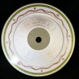 Photophore lithophanie porcelaine de limoges haviland '' vieux paris vert''