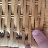 Rattan shelf