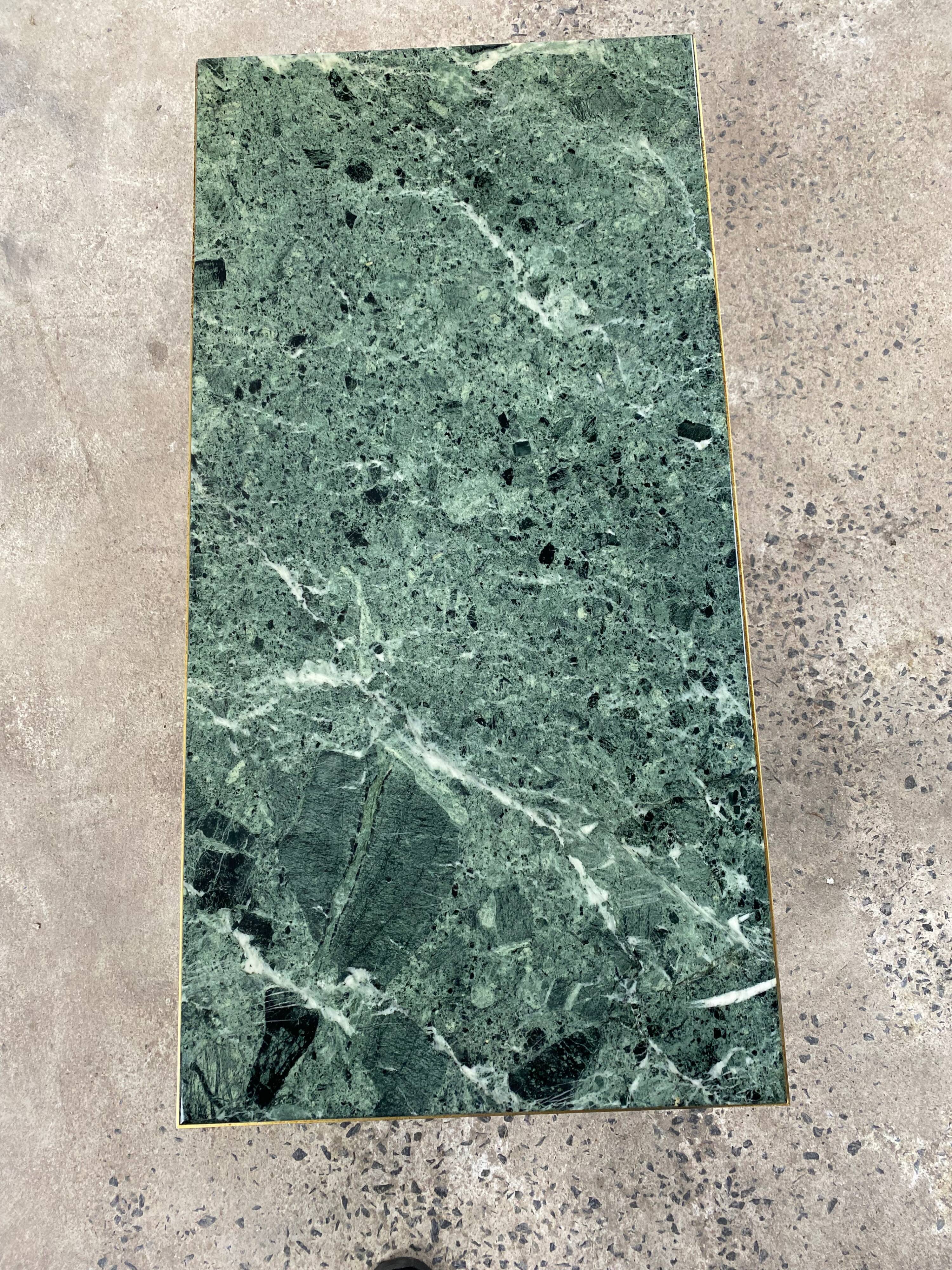 Marble and bronze coffee table 1960