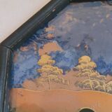 Plateau verre peint 1930