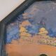 Painted glass tray 1930