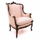Wingback armchair, France, circa 1890.