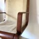 Fauteuil scandinave pivotant vintage
