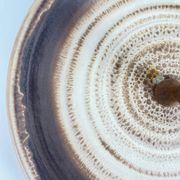 Round plate with ceramic handle, 1960s/70s