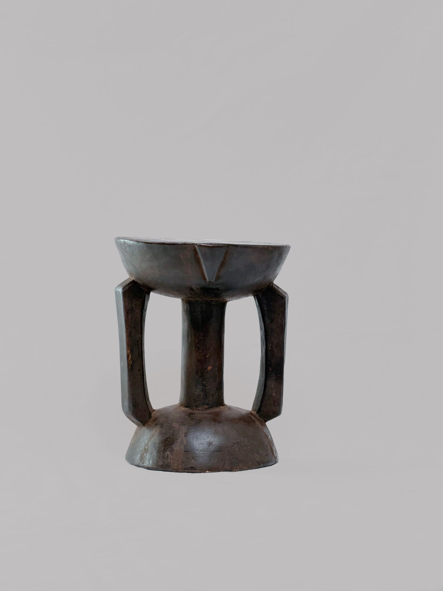 Tabouret africain en bois (Burkina Faso)