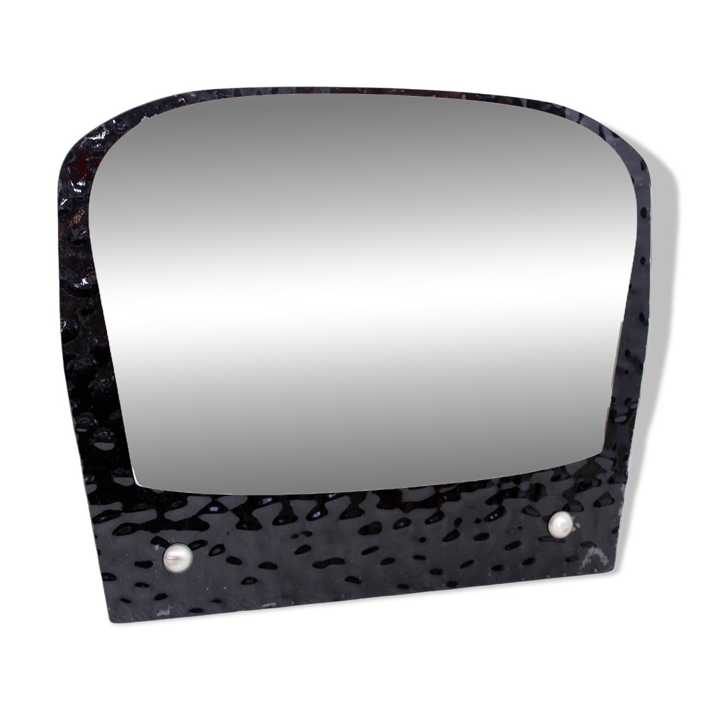 Black glass mirror 1970