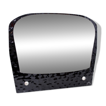 Miroir en verre noir 1970