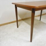 Scandinavian teak expandable table