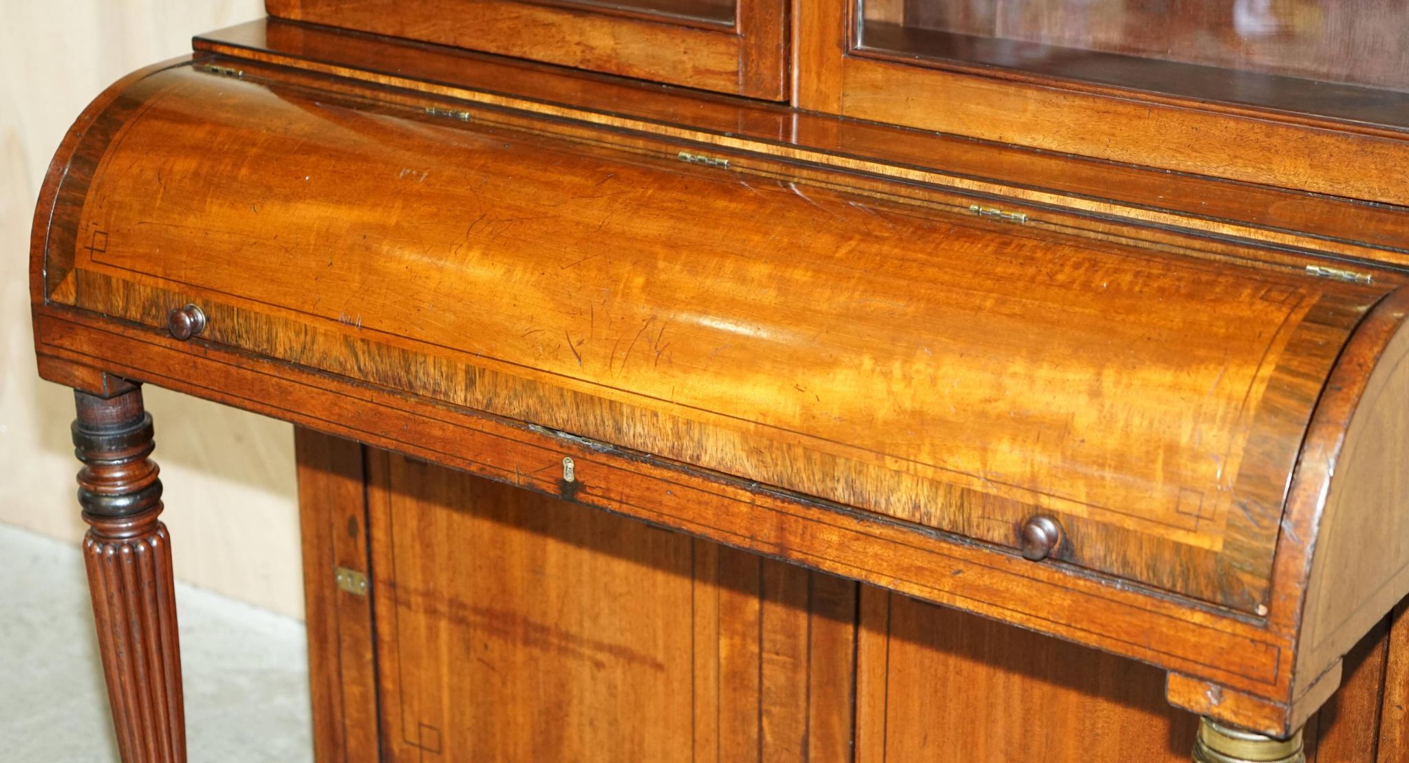 Victorian Scriban Desk in Walnut, 1860