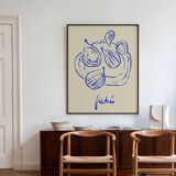 Fig illustration giclee print, 50x70cm