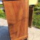 Occasional table, bedside table in solid walnut and marble, late 19th century.
