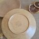 6 small dessert plates in vintage Chantilly Longchamp sandstone