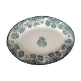 Ancient porcelain dish " Terre de Fer -Moulin des Loups " carnation models.