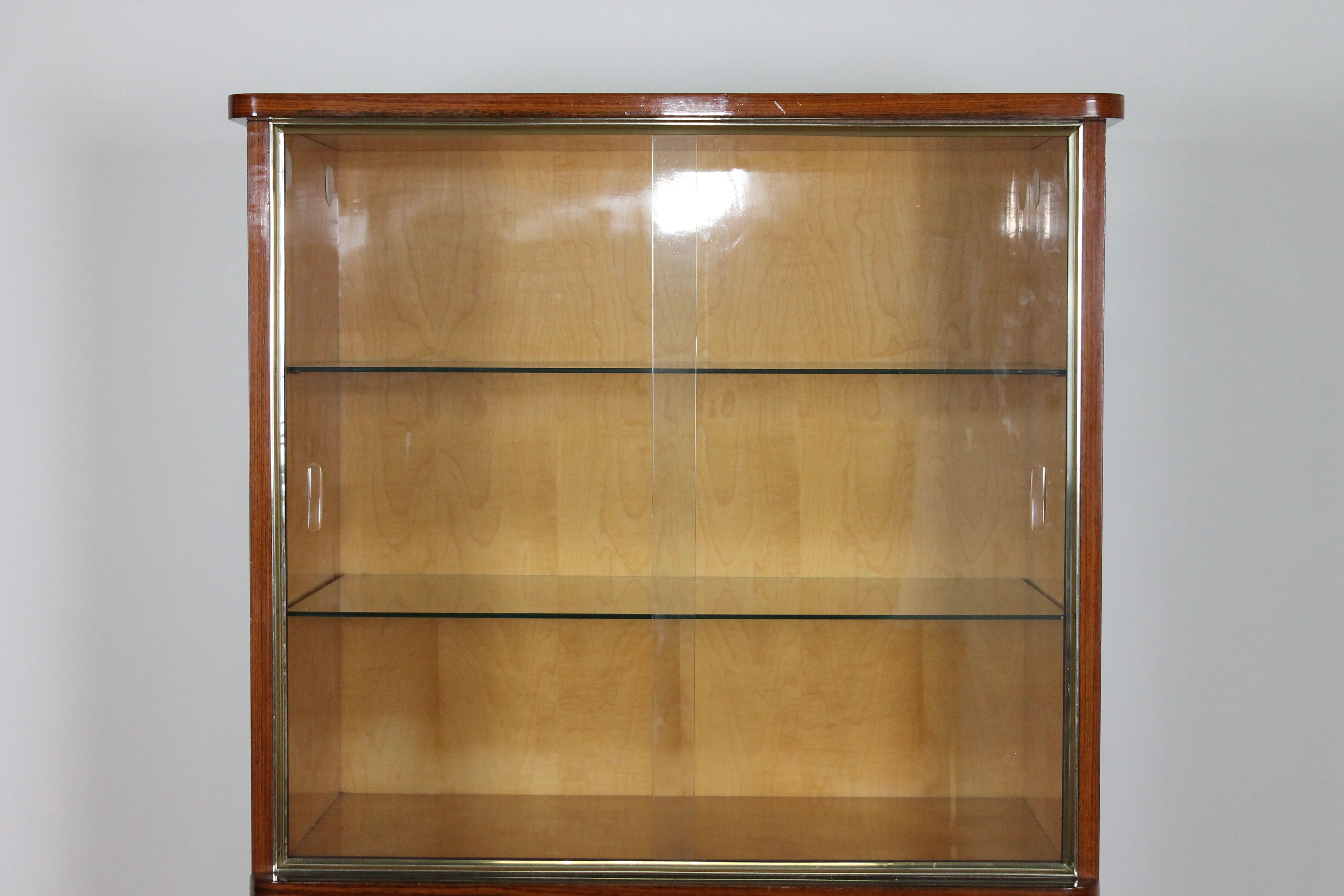 Vitrine en palissandre