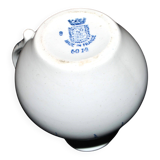 Saint Amand earthenware pitcher with stencil decoration