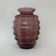 Art deco Doyen vase purple glass , 1930’s