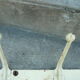 Industrial coat rack in iron 4 double patères