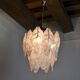 Mazzega chandelier in Murano lila glass, Italy, 1970