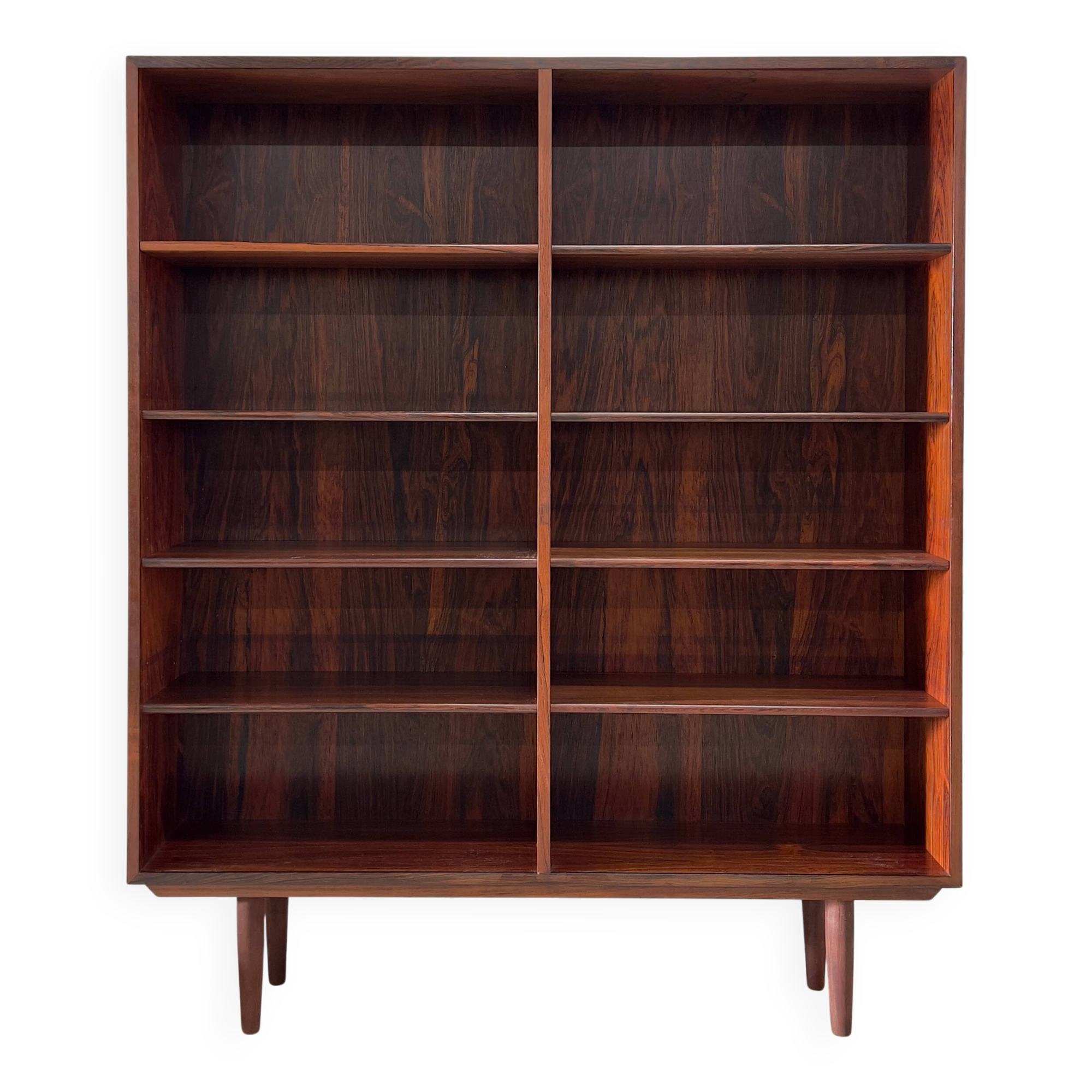 Rosewood Model 6 Bookcase by Omann Jun Mobelfabrik, 1960s