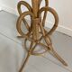 Vintage 50's rattan parrot coat rack