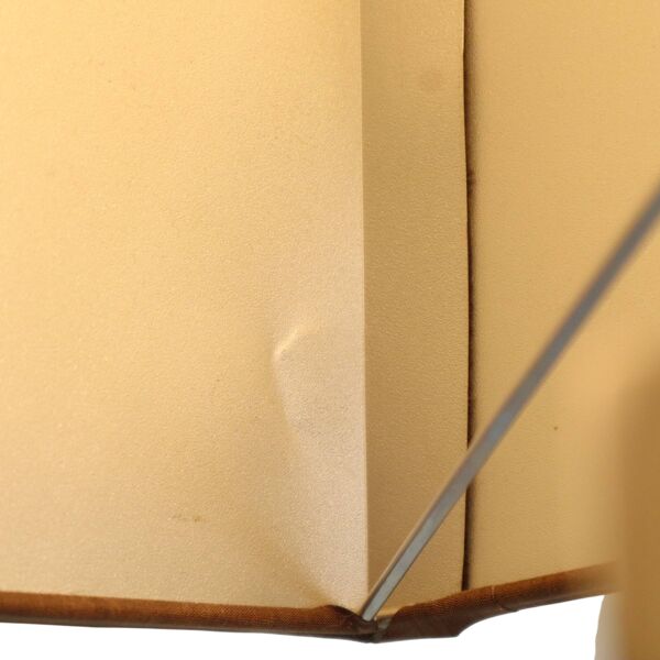 Lampadaire design Eichholtz Arlington en acier inoxydable avec base en granit 152 cm