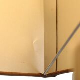 Lampadaire design Eichholtz Arlington en acier inoxydable avec base en granit 152 cm