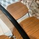 Set of 4 chairs formica imitation wood