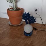 Vintage ceramic palm lamp