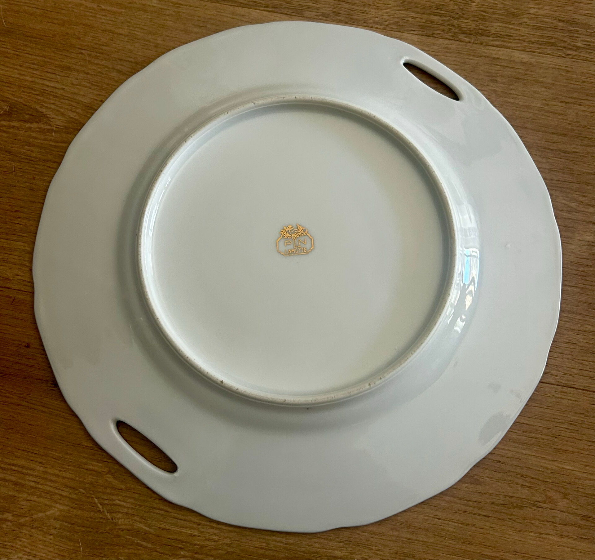 Dessert plate PN Lamotte porcelain