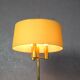 Mid Century modern brass floor lamp, 1950s