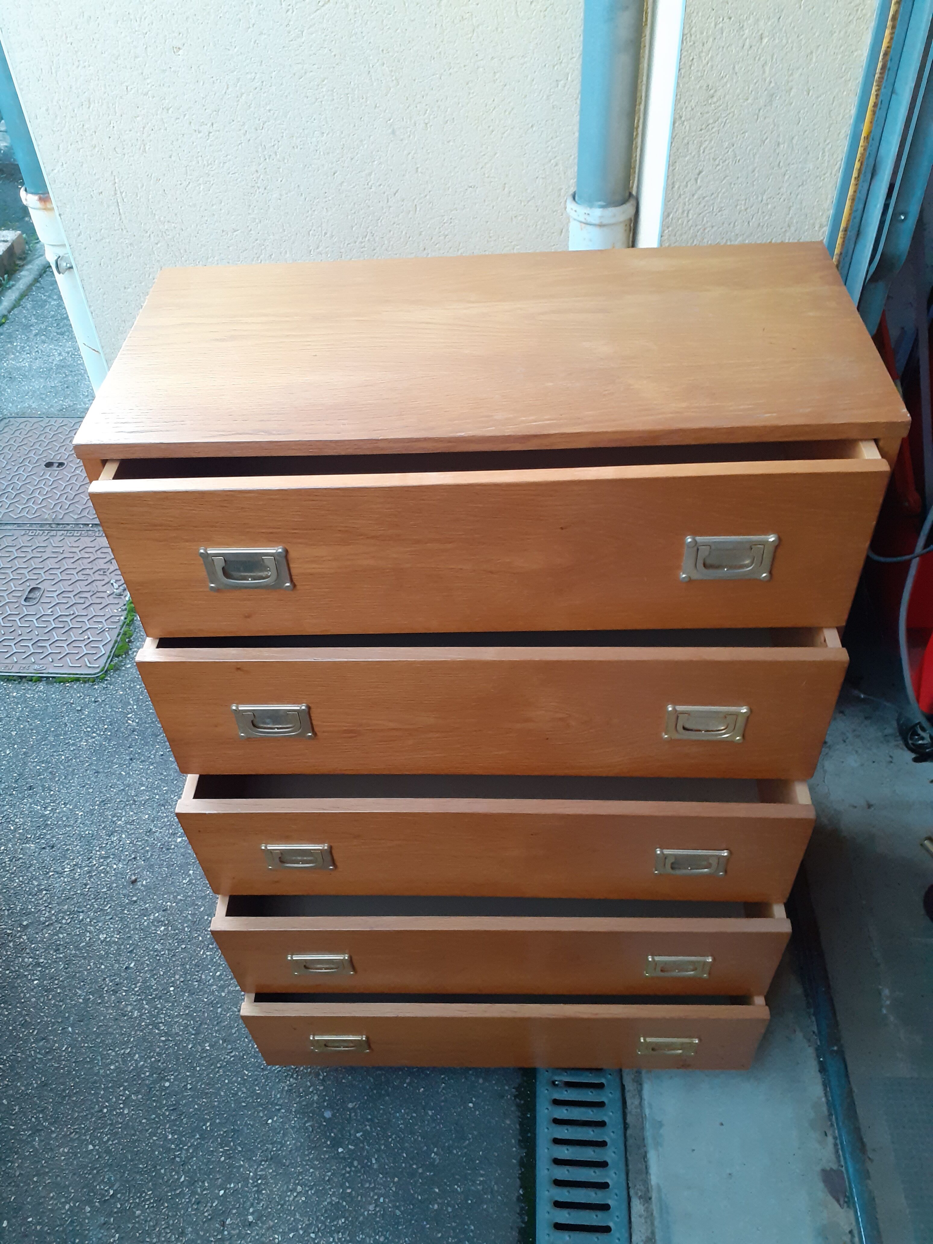 Chest of drawers style navy ragpicker