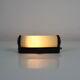 Art Deco Bakelite and Glass Wall Lamp, Czechoslovakia, 1930s