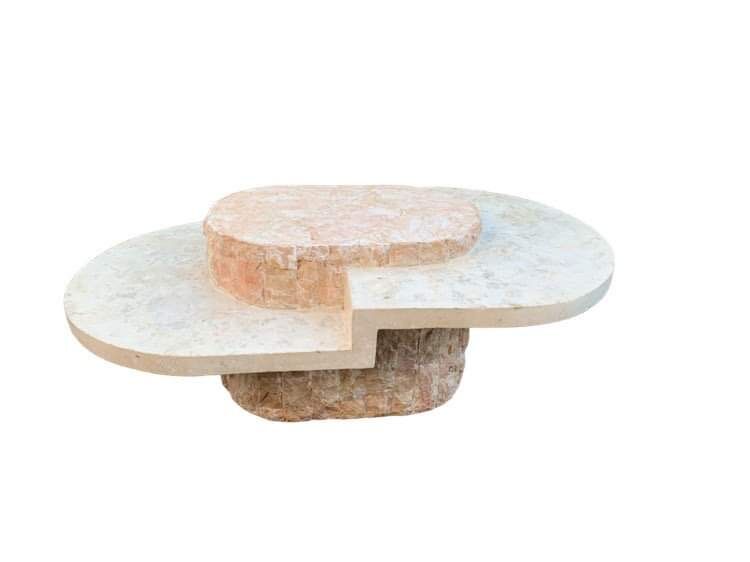 Stone coffee table