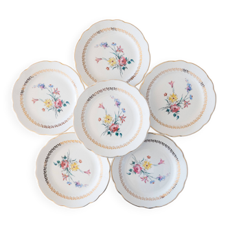 6 Sarreguemines “Calvi” flat plates